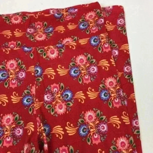 New Lularoe OS leggings Floral Asian Print 2-12 - Picture 5 of 8